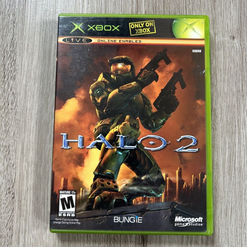 Halo 2 Microsoft Xbox 2004 Complete In Box Original Release Version Tested Works